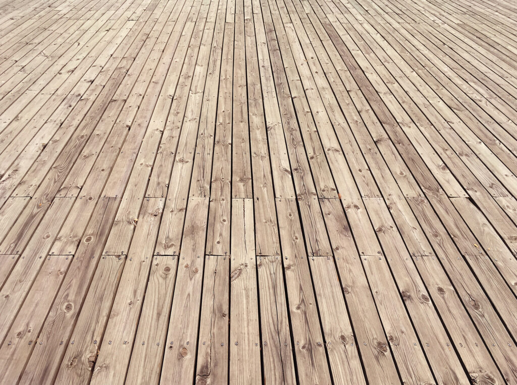 Empty wooden floor background
